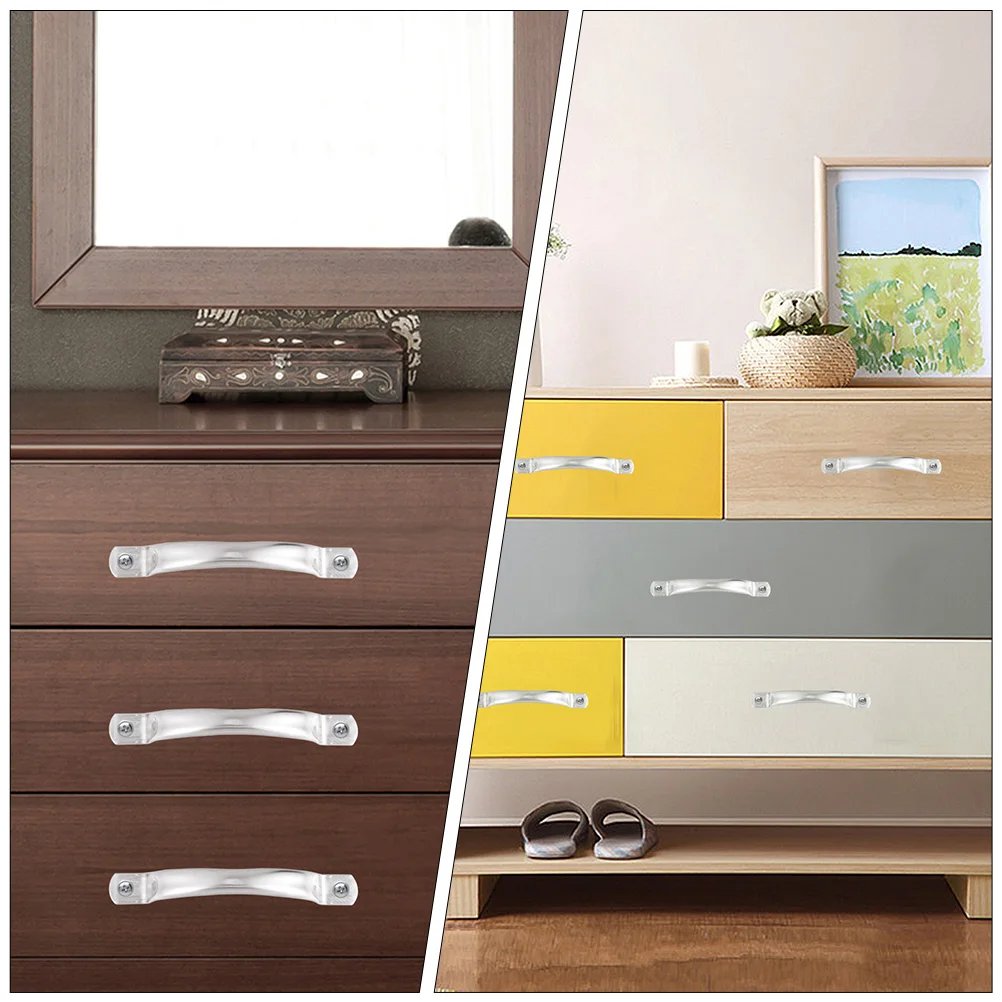 

20Pcs Stainless Steel Wardrobe Grips Heavy Duty Drawer Pulls Smooth Finish for Kitchen Bathroom Furniture Renovation