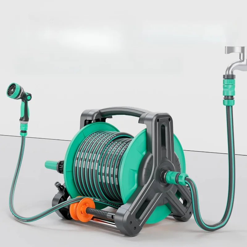 Plastic Tube Retractable Garden Hose Winder Magic Orchard Landscaping Gardening Tools Automatic Watering Plants Car Accessories