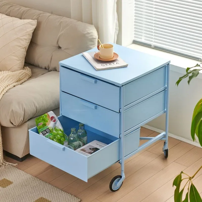 

Nordic Simple Creative Design Be Used As A Multi-functional Mobile Storage Cabinet For Nightstand Modern Bedroom Fashion Locker
