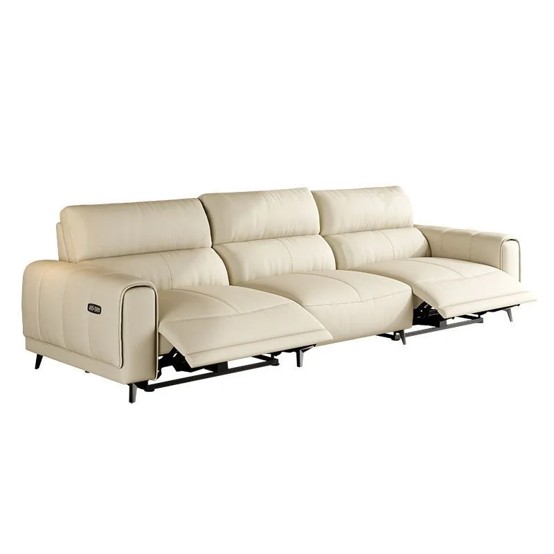 

Electric Leather Recliner Extendable Zero Wall Multifunctional Three-Person Video Room Modern Design Massage for