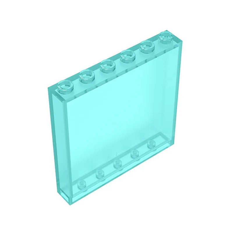 10 Stück MOC-Bausteine 1x6x5 Fensterglas-Haus-Wandelement 59349 Kompatible Bausteine Paneel-Zubehör – Detail 3