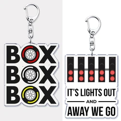Fast Furious Racing Motorcycle Player Keychains for Accessories Bag Bicycle Helmet Driver Key Chain Keyring Jewelry Fans Gift