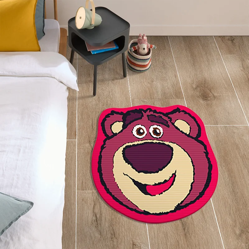 Lilo And Stitch Disney Winnie The Pooh Cushion Anime Non-slip Mat Kawaii Buzz Lightyear Living Room Bathroom Absorbent Carpets