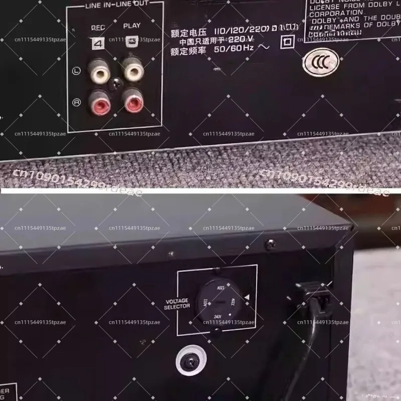 Second-hand Dual Cassette Deck Electric Control Tape Recorder Player Home Audio Stereo Tape Deck