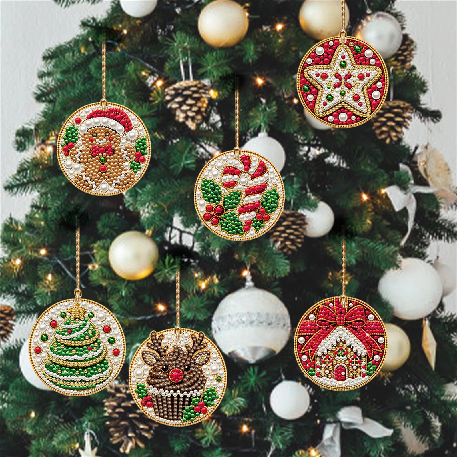 Art And Craft Xmas Tree - Christmas Pearl Diamond Art Kits DIY