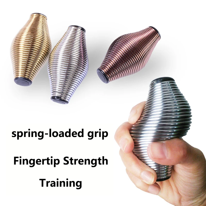 1PC Metal Spring Grip Ball Hand Strength Training Finger Strength Trainer Hand Muscle Relief Relaxation Rehabilitation Trainer