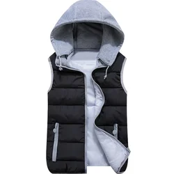 2024 New Winter Women's Tank Top Coat Sleeveless Jacket Tank Tops Short Thin Warm Waistcoat Inflatable Jackets Female Outerwear