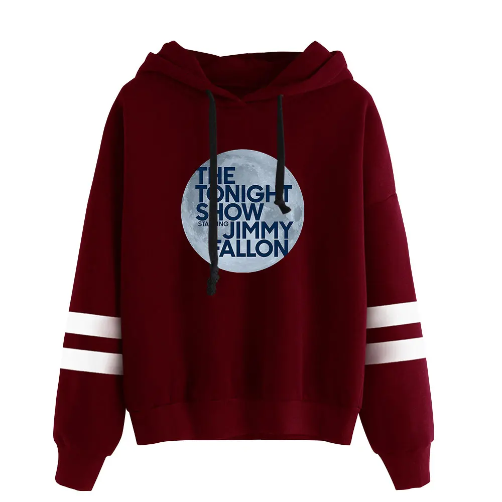 Bu gece gösterisi başrolde Jimmy Fallon Vintage Merch svetşört Merch moda Hoodie moda kazak kazak eşofman