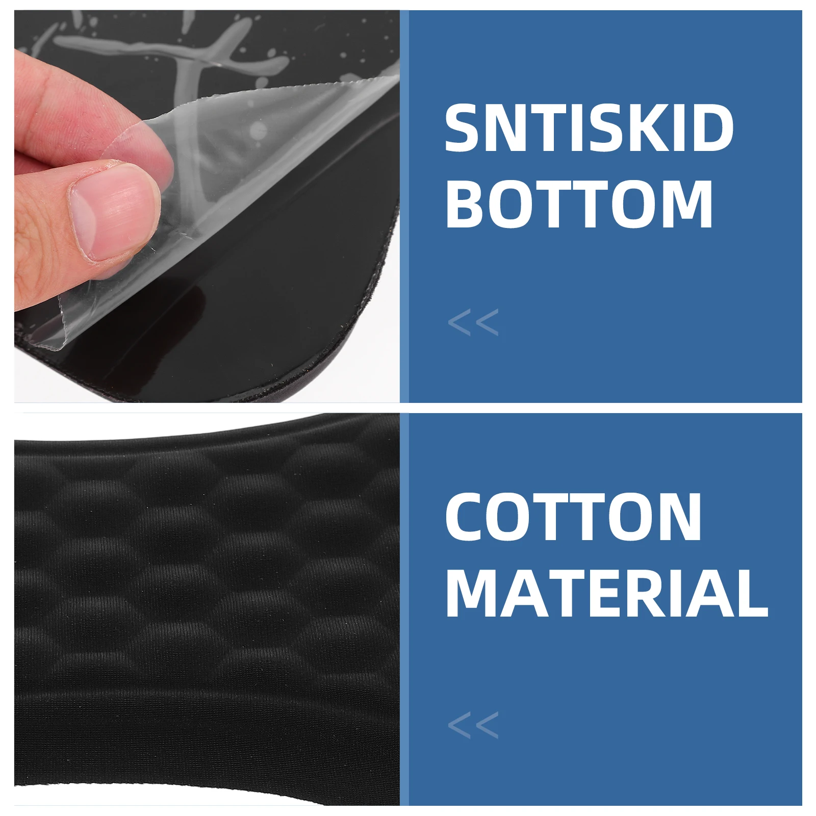 

Memory Foam Wrist Pad Comfortable Cotton Keyboard Mouse Wrist Support Nonslip Base Computer Office Desk Accessory