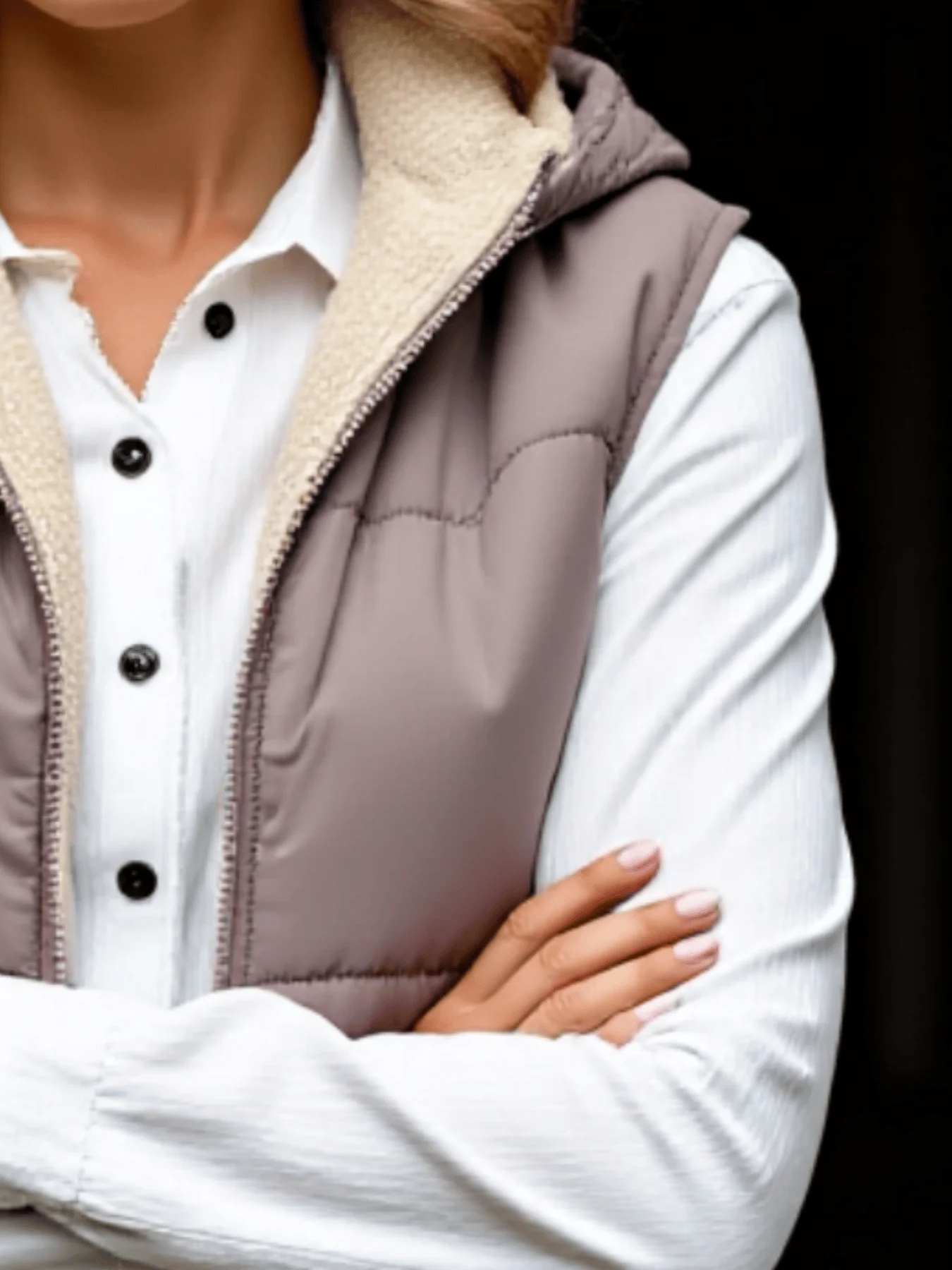 Women's Fashion Padded Vest for Autumn Winter Padded Vest Thickened Warmth Essential for Daily Outings and Cozy Wear Padded Vest