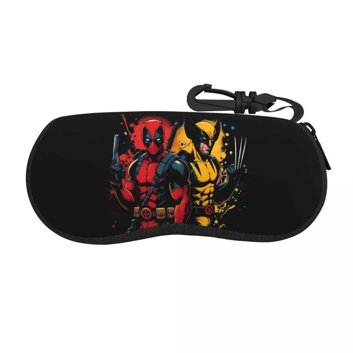 Deadpool And Wolverine Superhero Glasses Case Travel Accessories Movie Film 2024 Sunglasses Protector Protector Glasses Box