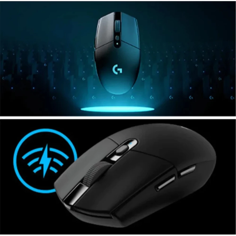Logitech G304 Wireless Mouse Gaming Mouse Portable No Latency HERO Sensor 12K DPI Gaming Accessories Computer Peripheral
