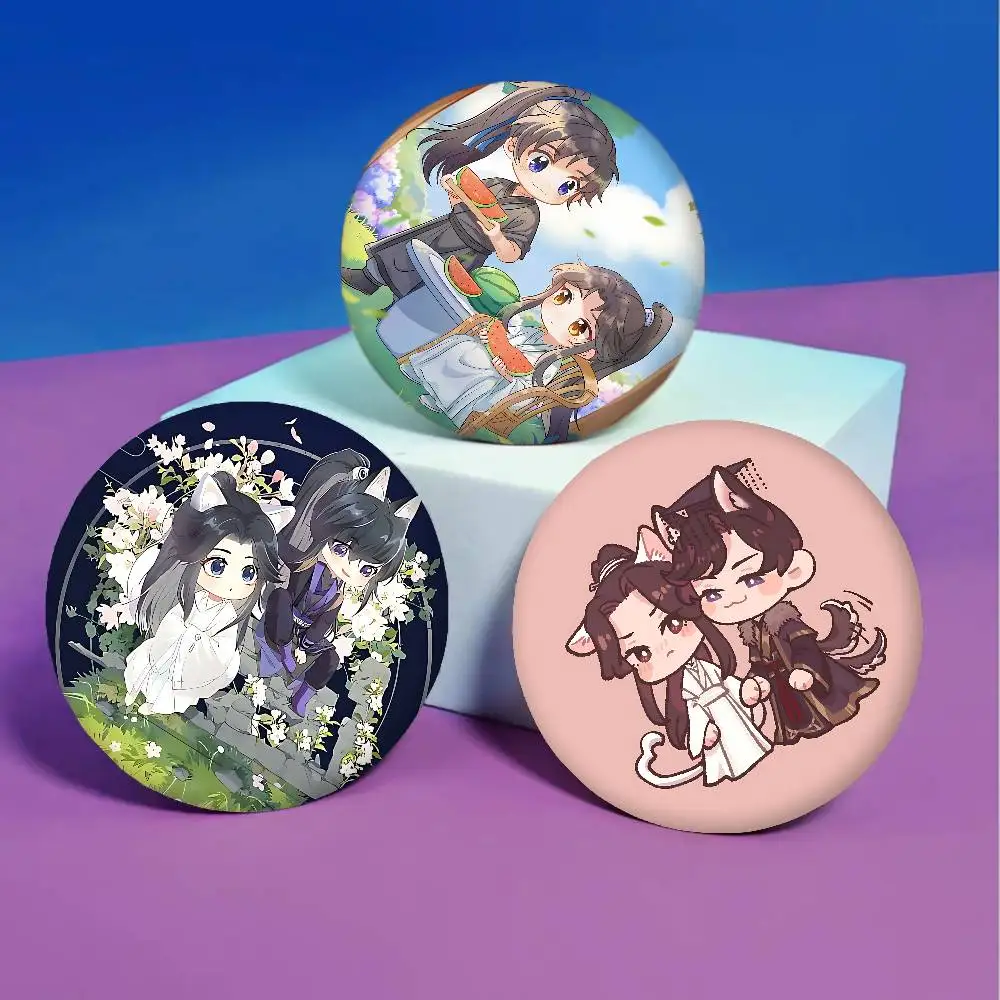 Chu WanningS Mo Ran الكرتون جولة زر دبابيس شعار دبابيس الإبداعية على ظهره الملابس الديكور موضة الكرتون مجوهرات هدايا #1