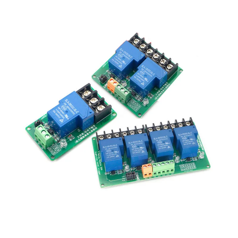 1~50Pcs 1 Circuit 2 Circuits 4 Circuits 30A High and Low Level Trigger Relay Module 5V Smart Home PLC Automation Control