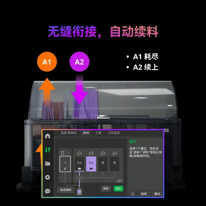 La impresora 3D admite impresora 3D Bambu Lab P1S de 16 colores cuerpo cerrado adecuado para ambientes de alta
