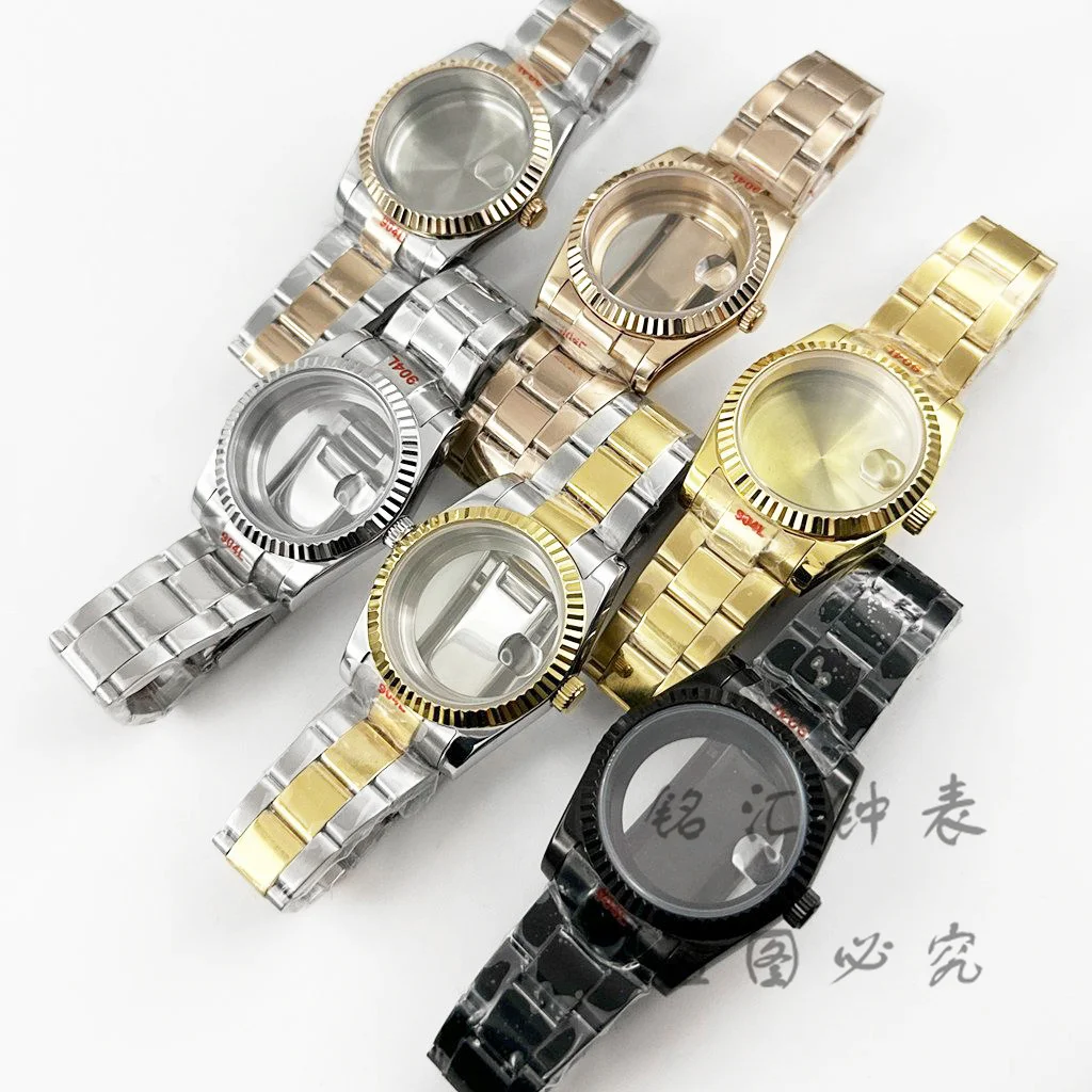 

Waterproof 36MM/40MM High Quality Fluted Curved Sapphire Crystal Watch Case For NH34 NH35 NH36 NH38 NH70 NH72 ETA 2824 Movement
