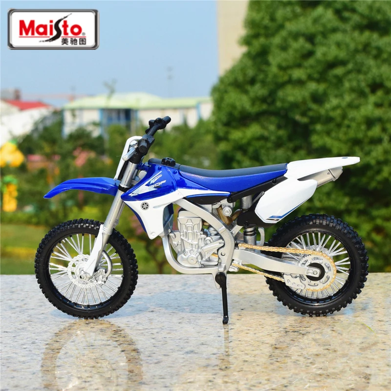 Maisto 1:12 YAMAHA YZ450F, motocicleta de carreras de aleación, modelo de simulación fundido a presión, modelo de motocicleta de Cross-country