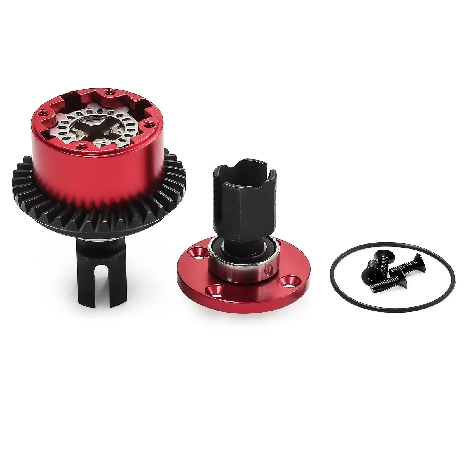 Przedni Tylny Mechanizm Różnicowy 43T 10T do 1/8 KRATON 1/7 BIGROCK EXB ARA310990 Samochód RC Metalowe Części Zamienne do Tuningu