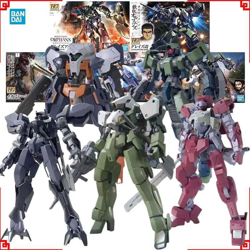 Bandai Gundam Model Kit HG Shinden Hugo Geirail Graze Ein Graze Custom Action Figure Gunpla Anime Figures Toys For Boys Gift