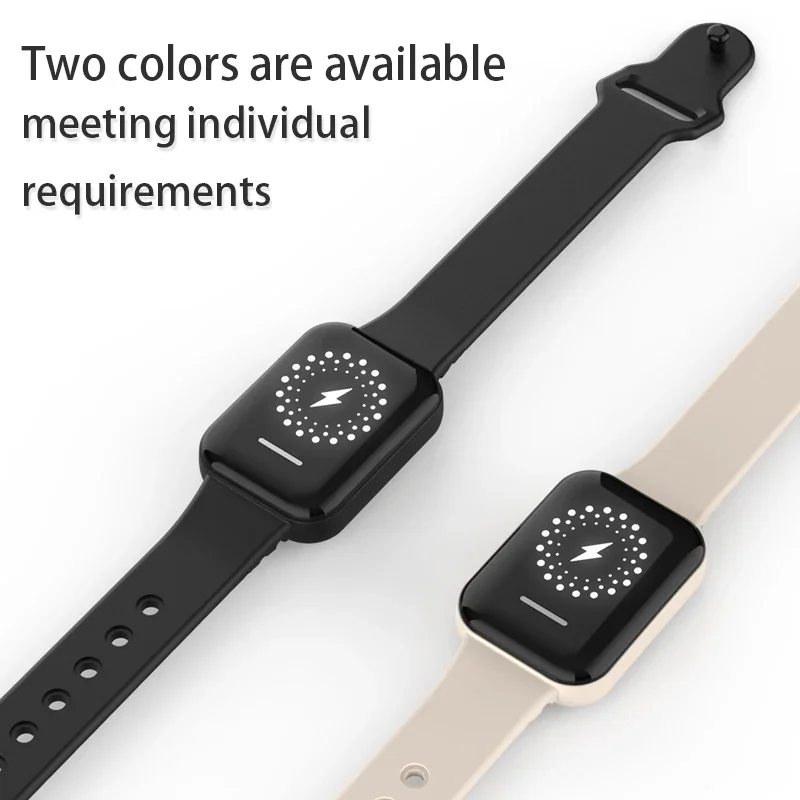 سوار سيليكون لاسلكي مضاد للكهرباء الساكنة مزيل ثابت للجسم بالكامل جسم محمول يزيل ثابت للبالغين والأطفال في الشتاء العالمي #3