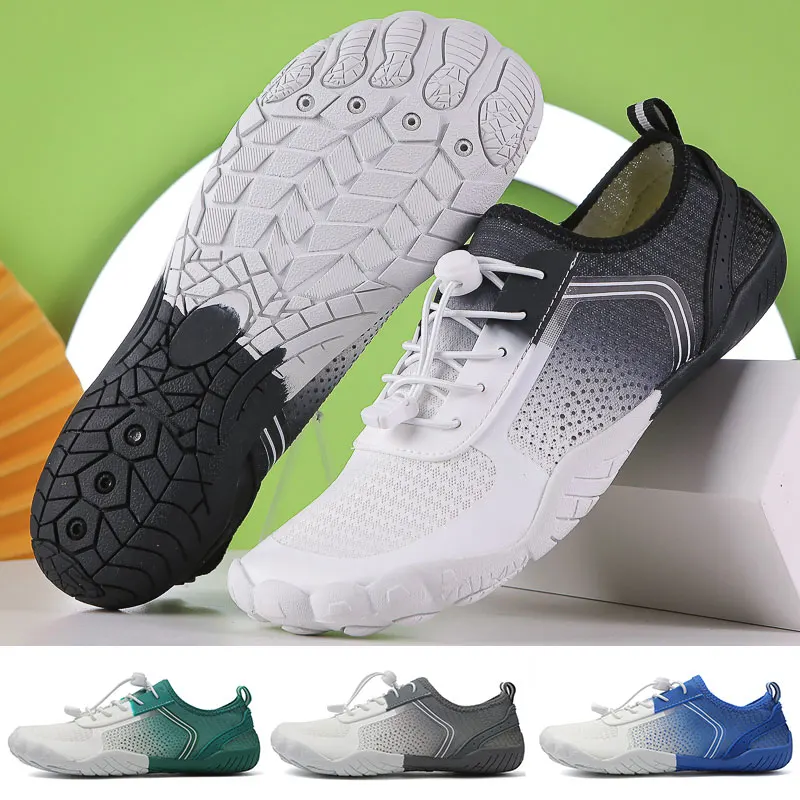 

Men Women Sneakers Outdoor Quick Drying Water Shoes Men Barefoot Shoes for Water Sport Swimming Fitness Yoga Mesh EU 36-47