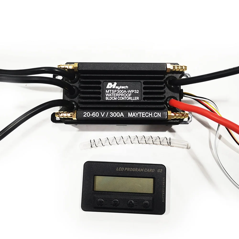 Maytech elektrische boot 120116   200KV/100KV motor watergekoelde motor 300A Waterdichte ESC Afstandsbediening voor elektrische Surfplank Jet board