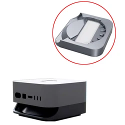 1PCS 3D Printed Dustproof Base for Mac Mini M4 2024 Anti Slip Bracket Convenient Switch Protective Holder DIY Accessories