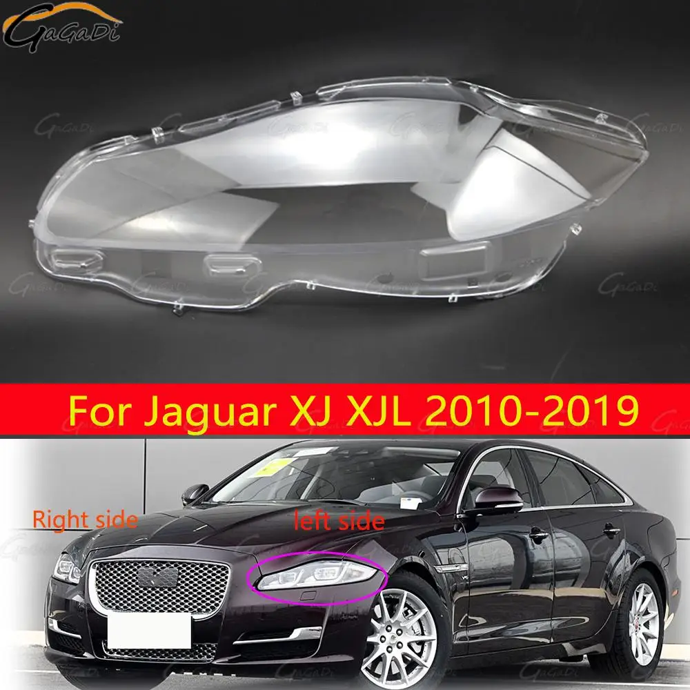 

Front Headlamps Cover Waterproof Clear Headlight Lens For Jaguar XJ XJL 2010-2019 Replace Original Headlamp Shell