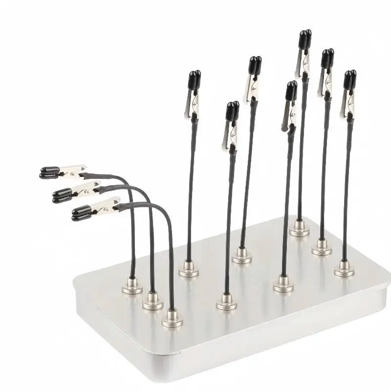 Soldering Third Hand With Strong Magnetic Base Flexible: 4Pcs Arms PCB Holder Alligator Clip Welding