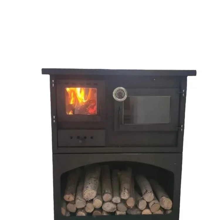 XYA-027 High cost-effective Wood burning 10 KW cook stove fireplace space heater  indoor outdoor fireplace