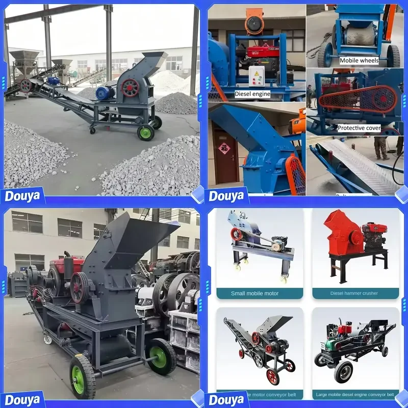 Customized Gold Hammer Mill Machine Rock Gold Ore Hammer Mill Crusher For Gold Mining Processing Hammer Crusher