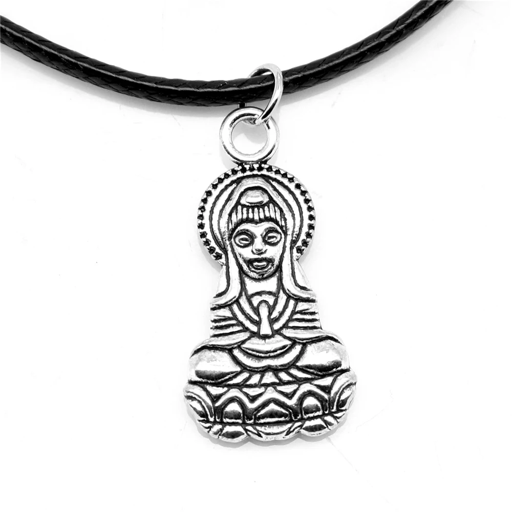 1 Piece Goddess Of Mercy Male Necklace Diy Jewelry 14x26mm