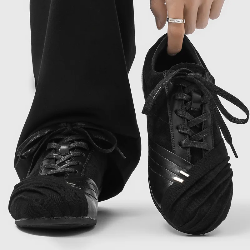 Men Fashion Sneakers Retro Round Toe Flat Bottom Tie Hundred Casual Shoes Comfortable Lightweight Soft Bottom Shoes Size 36-46