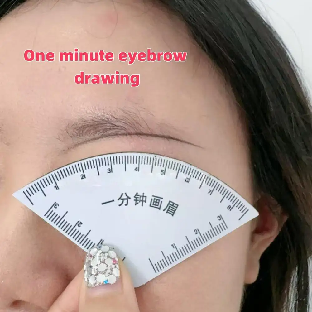 1 stücke Zeichnung Augenbraue Desgin Lineal Microblading Mapping Permanent Lineal Tattoo Werkzeug Guide Schablone Zeichnung Gestaltung Make-Up Sup Q9E6
