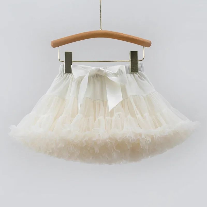 Children\'s Skirt Baby Girls Tutu Skirt Fluffy Children Ballet Kids Pettiskirt Baby Girl Skirts Princess Tulle Party Dance Skirts