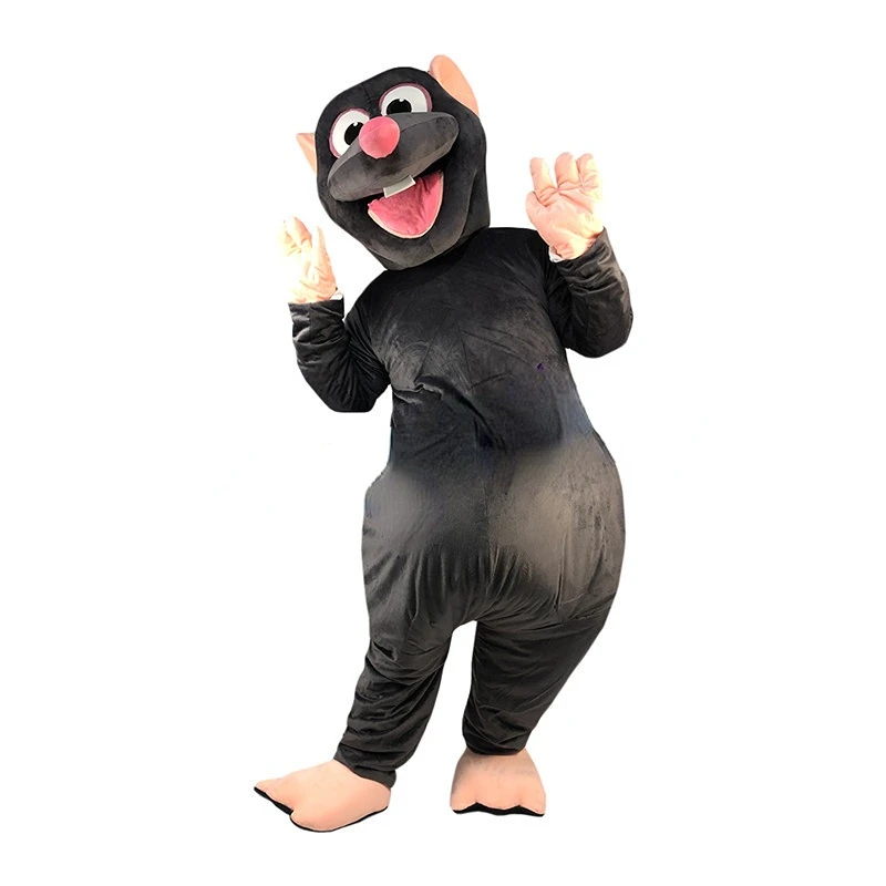 

Custom Grey Mouse Mascot Costume Cartoon Furuit Cosplay Outfits Walking Animal Furry Suit Halloween