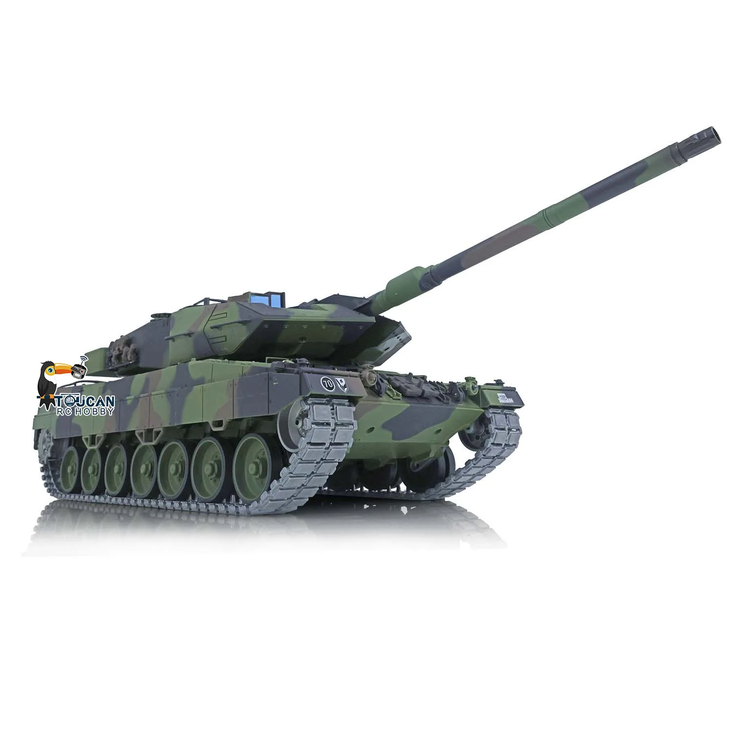US Stock Toy Heng Long 1/16 Scale 7.0 Upgraded Metal Leopard2A6 RTR RC Tank 3889 Premium Quality Collector's Favorite Radio Control Panzer - view 4