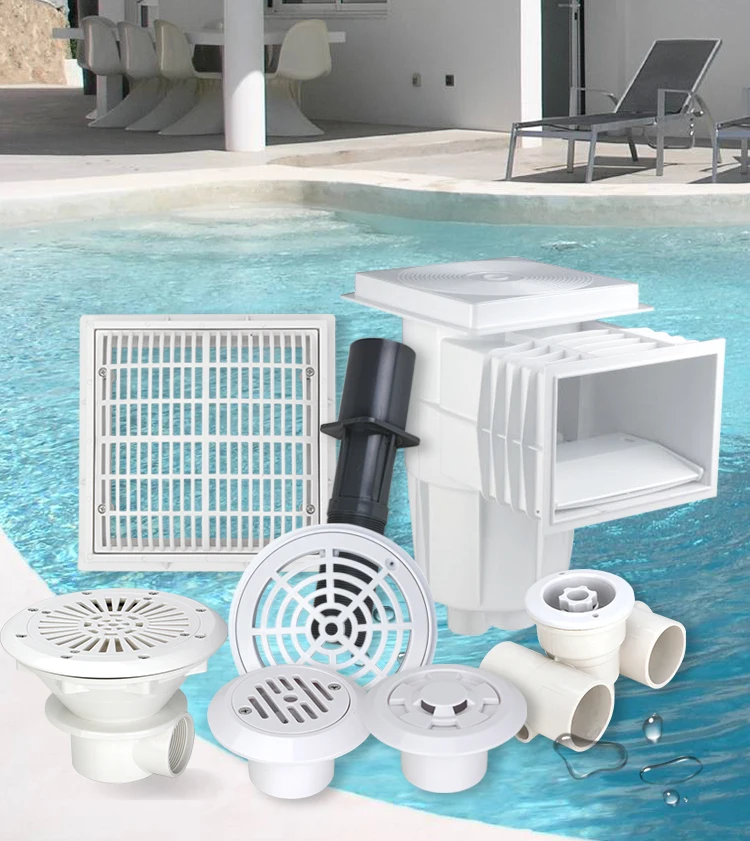 PIKES Serie P Nuevo Skimmer para piscina Equipo para piscina Skimmer para piscina de hormigón y vinilo