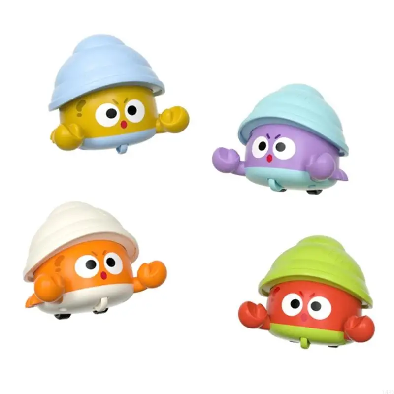 

Y88D Kids Push and Go Crabs Car Toy for Children Fine Motor Skill Development Sliding Car Cartoon Vehicle Toy for Hand Skill