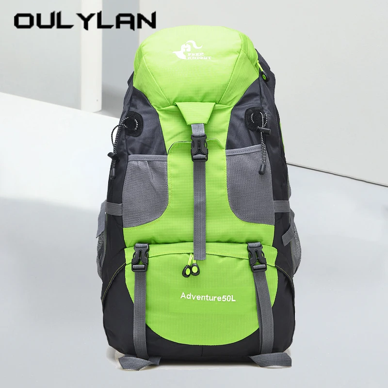 

Oulylan 50L Outdoor Hiking Backpack Men Trekking Camping Rucksack Cycling Travel Sport Daypacks Male Waterproof Back Packs