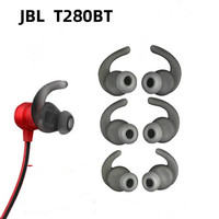 3 Pairs Replacement Anti-Slip Silicone Earbuds for JBL T280BT Sports Headphones (S/M/L )