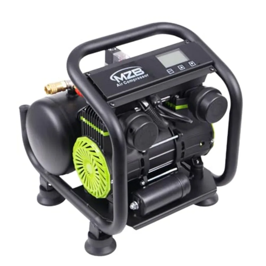 

Ультратихий безмасляный воздушный компрессор 110В 60Гц 115PSI со стальным ресивером, 70 дБ, на колесах, для покраски распылением, авторемонта, столярных работ, декоративных работ