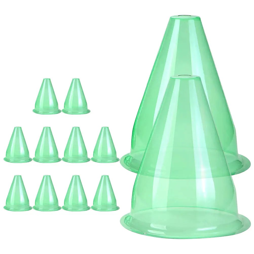 

12pcs Plant Bell Covers Protection Cloches Winter Covers Garden Greenhouse Accessories