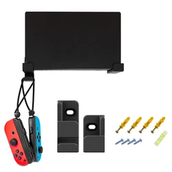 DATA FROG Wall Support Mount Holder Rings Hanger Mural Stand For Nintendo Switch Joycon Oled TV Base Dock Controller Accessories