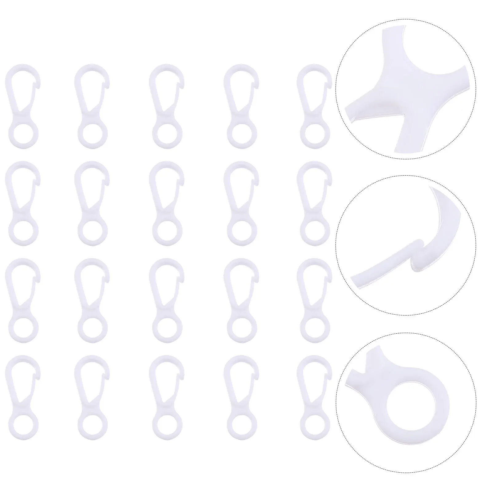 

250 шт., подвесные пряжки для масок, пластиковые крючки премиум-класса для маски для лица, подвесные крючки для телефона, пряжка для подъема, веревочные пряжки