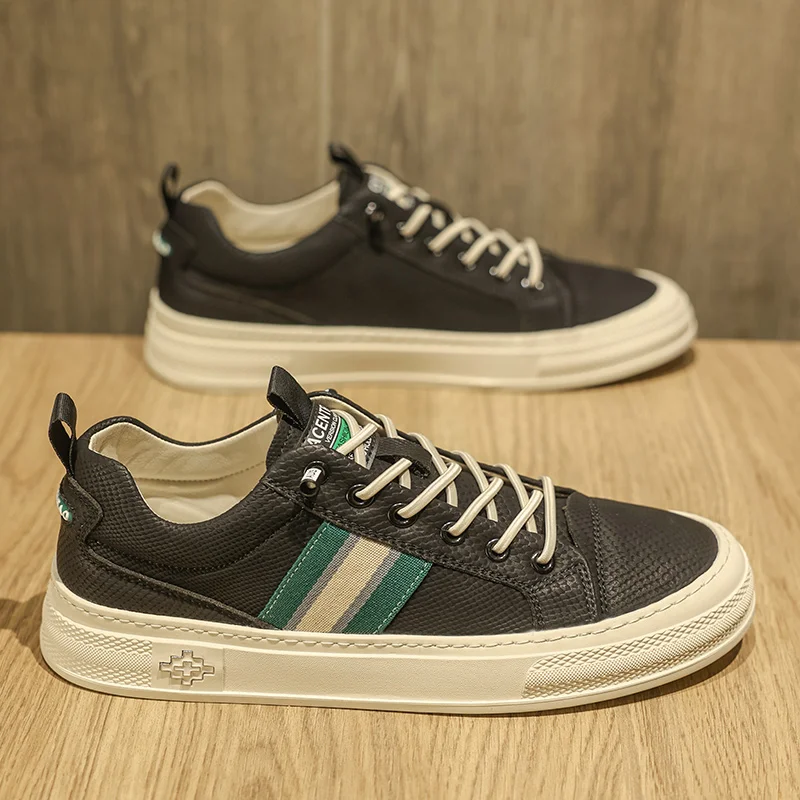 

2025 Spring New Rubber-Plastic Sole Casual Board Sneakers for Outdoor Sports - Comfortable, Soft, Slip-Resistant, Durable, and T