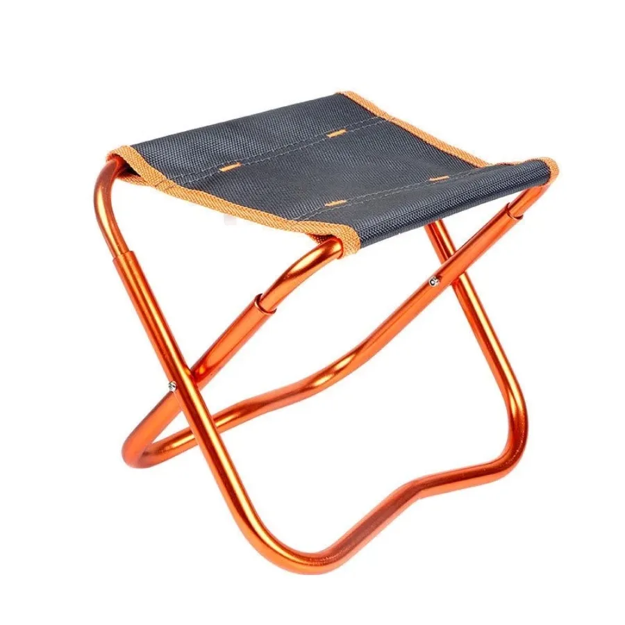 Camping Stools Aluminum Alloy Folding Stool Outdoor Portable Fishing Stool Portable Folding Chair Lightweight Equipment