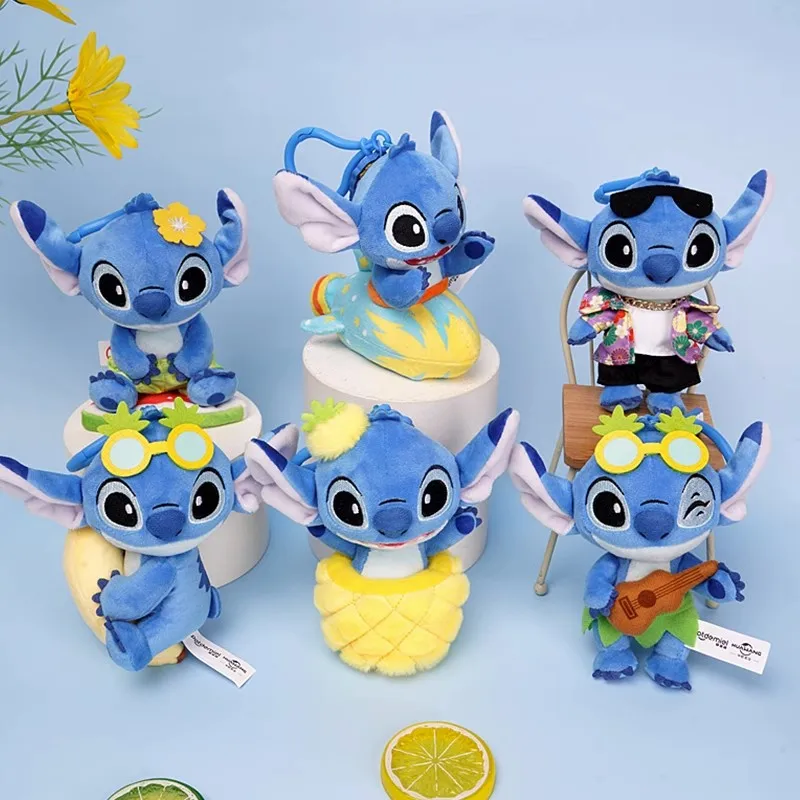 

Плюшевая кукла-брелок Disney Stitch Blind Box Stitch для дам, новогодние подвесные игрушки, подарок