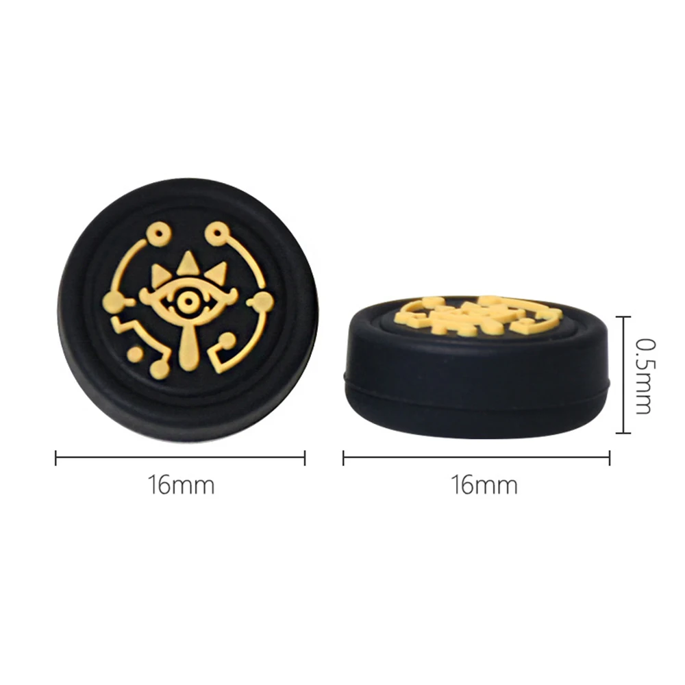 4pcs Thumb Stick Grip Caps Compatible with Nintendo Switch/Switch Lite/Switch OLED Joystick Silicone Protective Cover