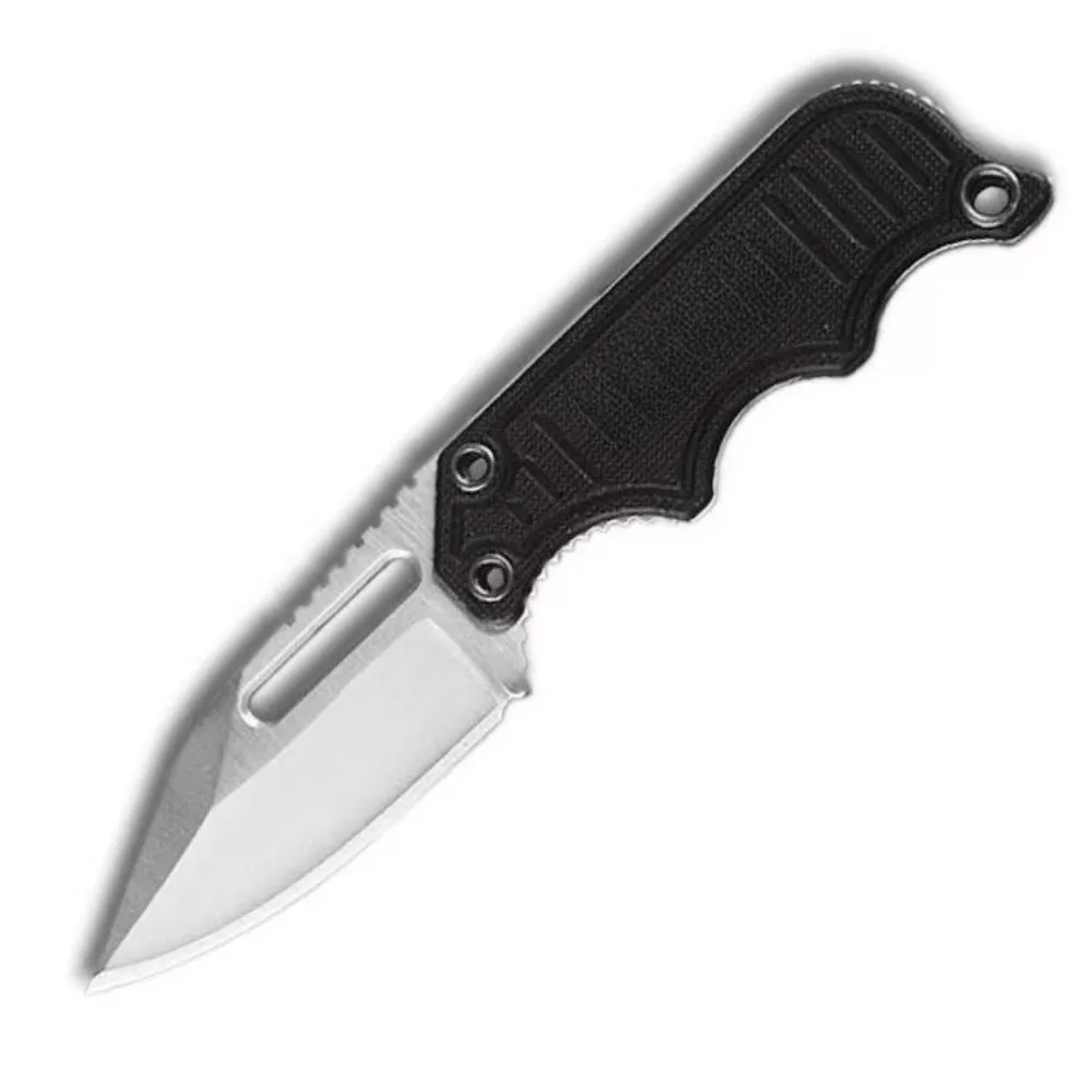 Lightweight Neck Fixed Blade Knife 5Cr15MoV Blade Ergonomic Nylon Fiber Handle Portable Everyday Carry Outdoor Pocket Knife